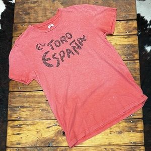 Lucky Brand “El Toro Espana” vintage slub tee. EUC